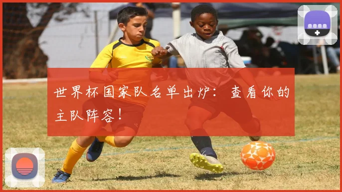 世界杯国家队名单出炉：查看你的主队阵容！